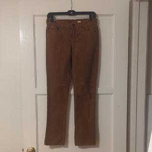 J. Crew Brown Skinny Corduroy Pants Vintage Matchstick City Fit